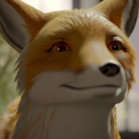 portrait of the cutest red fox ever, fluffy, photorealistic, soft lighting, unreal engine --ar 3:4 --uplight --stop 80