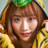 beautiful female k-pop idol wearing a cute dinosaur costume, her face is visible:: close up portait, shot on sony a1, 85mm F/1. 4 ISO 100, medium format, 45 megapixel, studio lighting, softbox, high shutter speed flash photography, award winning photograph with golden ratio composition --testp --ar 2:3 --seed 1661 --creative --stylize 2600 --upbeta
